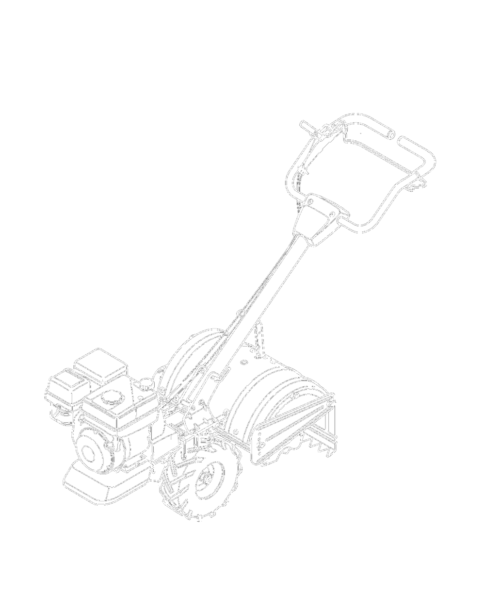 .Quick Reference Diagram and Parts List for 2009 Yard Machines Tiller
